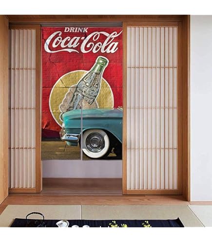 Amazon｜のれん カーテン ミッドセンチュリーモダンジオメトリック